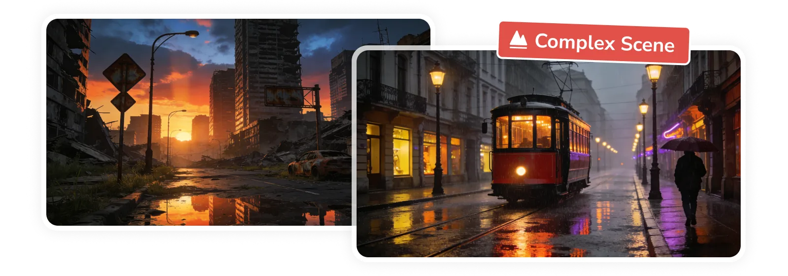 複雑なシーンの画像を生成