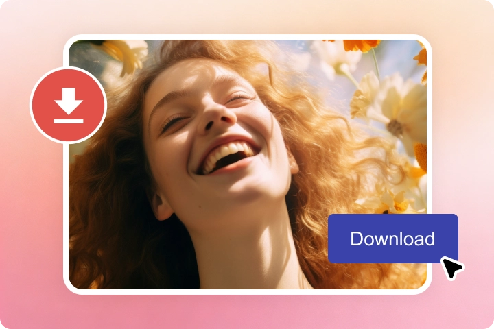 AI生成画像をダウンロード